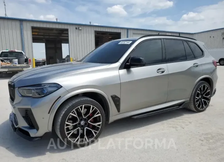 BMW X5 M 2022 vin 5YMJU0C02N9N00434 from auto auction Copart