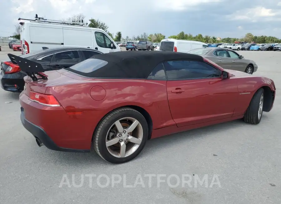 CHEVROLET CAMARO LT 2015 vin 2G1FD3D3XF9202369 from auto auction Copart