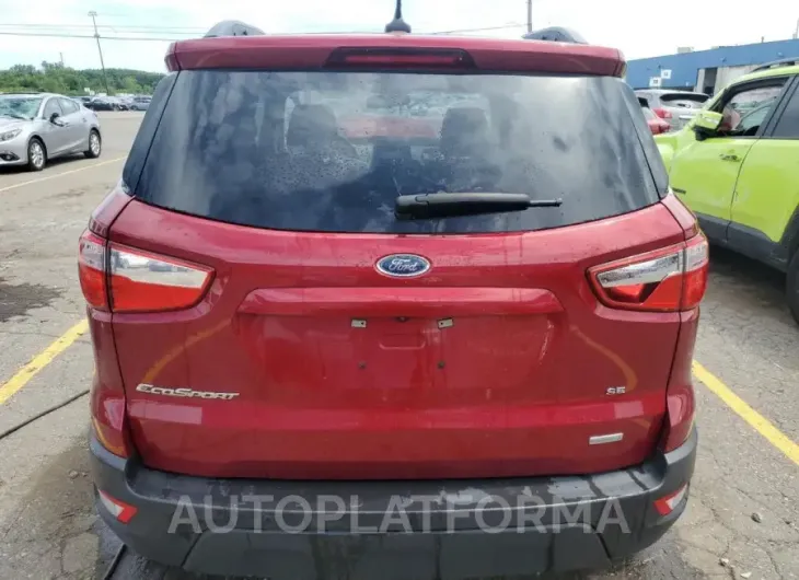 FORD ECOSPORT S 2019 vin MAJ3S2GE6KC303182 from auto auction Copart