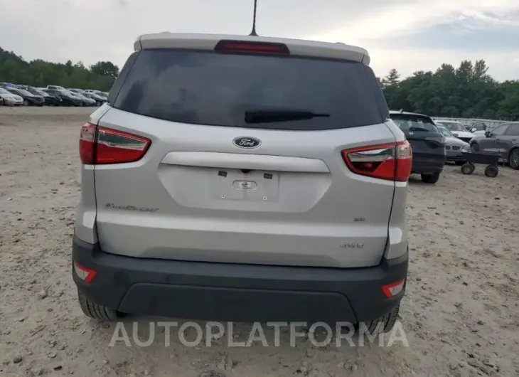 FORD ECOSPORT S 2021 vin MAJ6S3GL0MC409602 from auto auction Copart