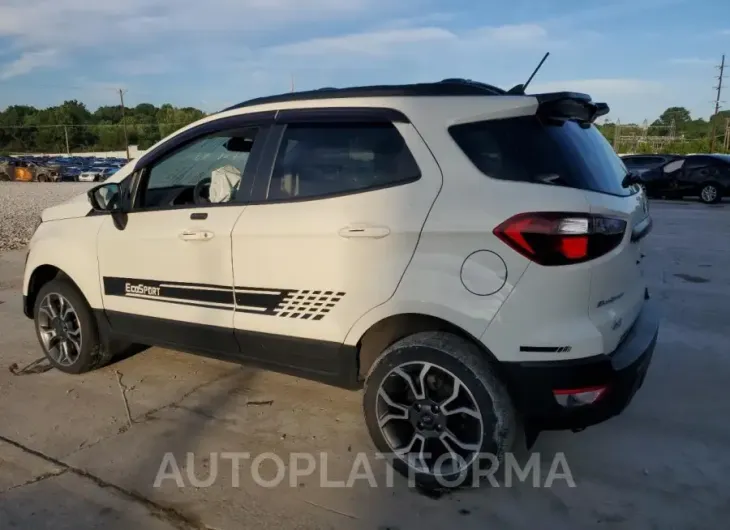 FORD ECOSPORT S 2020 vin MAJ6S3JL8LC371706 from auto auction Copart