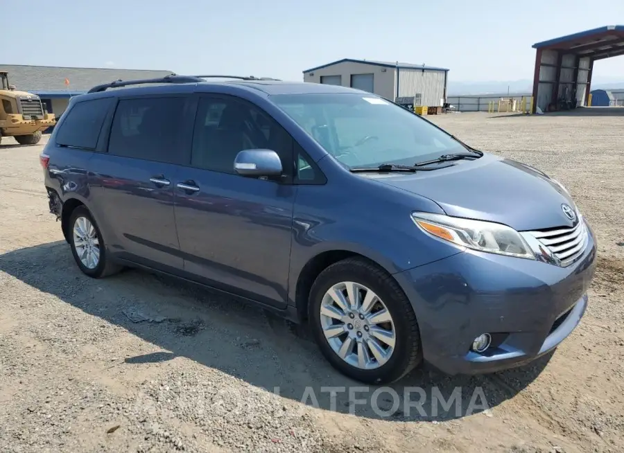 TOYOTA SIENNA XLE 2015 vin 5TDDK3DC8FS119244 from auto auction Copart