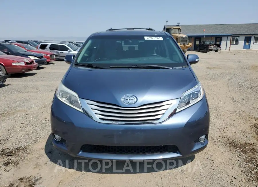 TOYOTA SIENNA XLE 2015 vin 5TDDK3DC8FS119244 from auto auction Copart