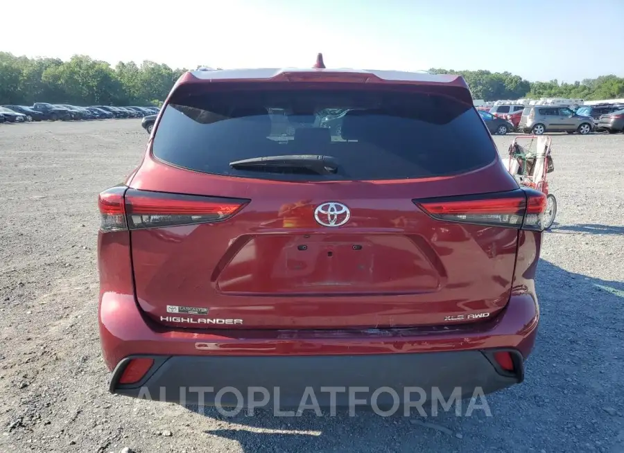 TOYOTA HIGHLANDER 2020 vin 5TDHZRBH0LS509555 from auto auction Copart