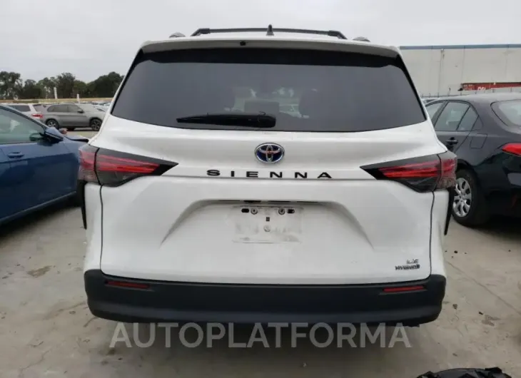 TOYOTA SIENNA LE 2021 vin 5TDKRKEC6MS038509 from auto auction Copart