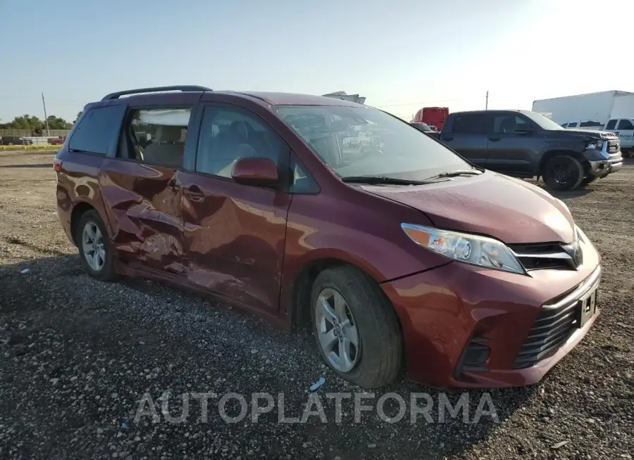 TOYOTA SIENNA LE 2020 vin 5TDKZ3DC8LS046603 from auto auction Copart