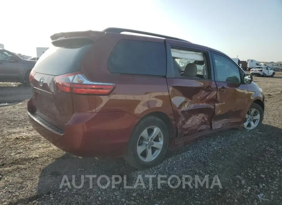 TOYOTA SIENNA LE 2020 vin 5TDKZ3DC8LS046603 from auto auction Copart