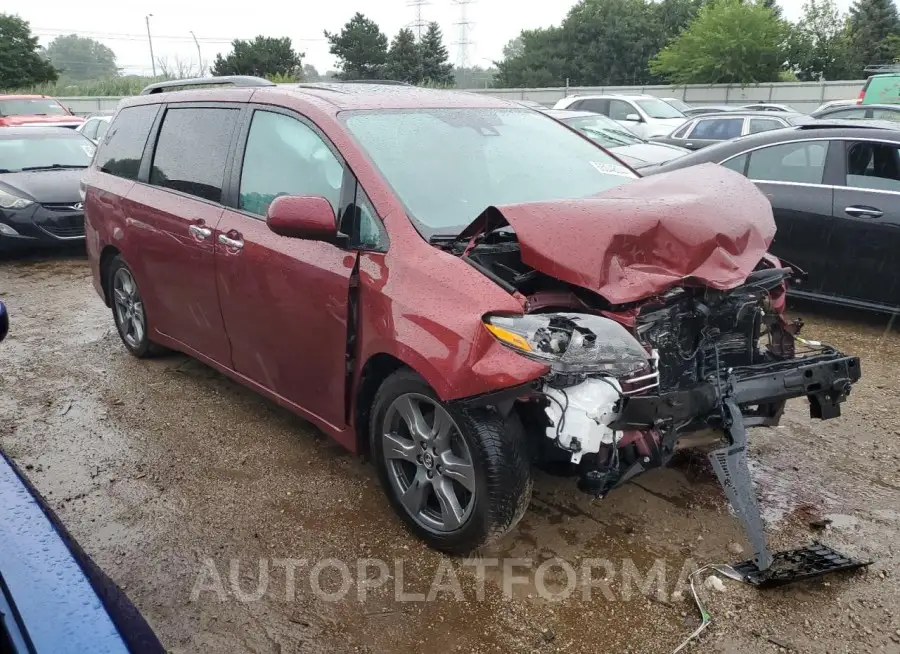 TOYOTA SIENNA SE 2018 vin 5TDXZ3DC1JS945290 from auto auction Copart