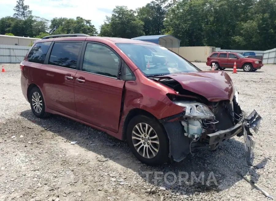 TOYOTA SIENNA XLE 2019 vin 5TDYZ3DC9KS974218 from auto auction Copart