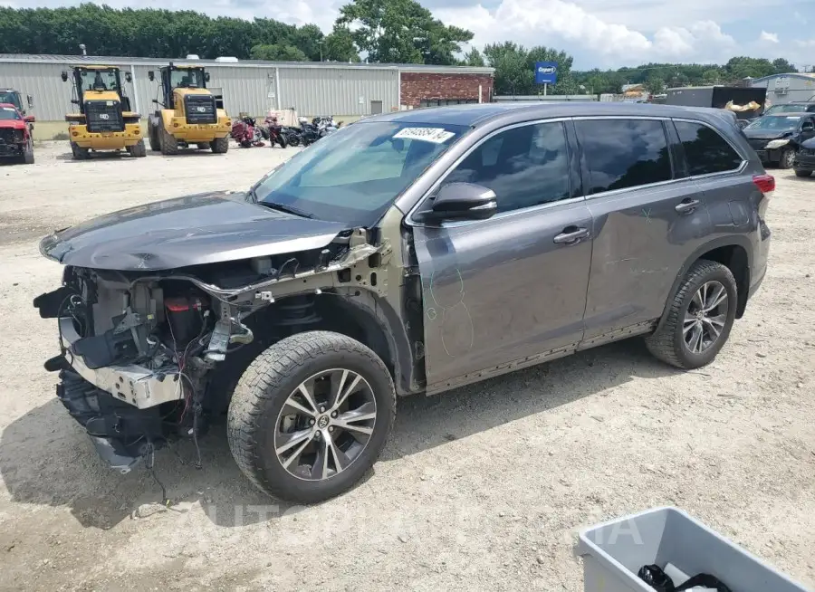 TOYOTA HIGHLANDER 2018 vin 5TDZARFH9JS037164 from auto auction Copart