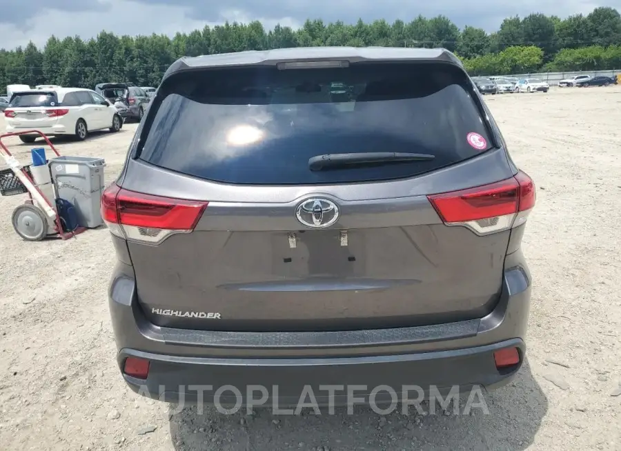 TOYOTA HIGHLANDER 2018 vin 5TDZARFH9JS037164 from auto auction Copart