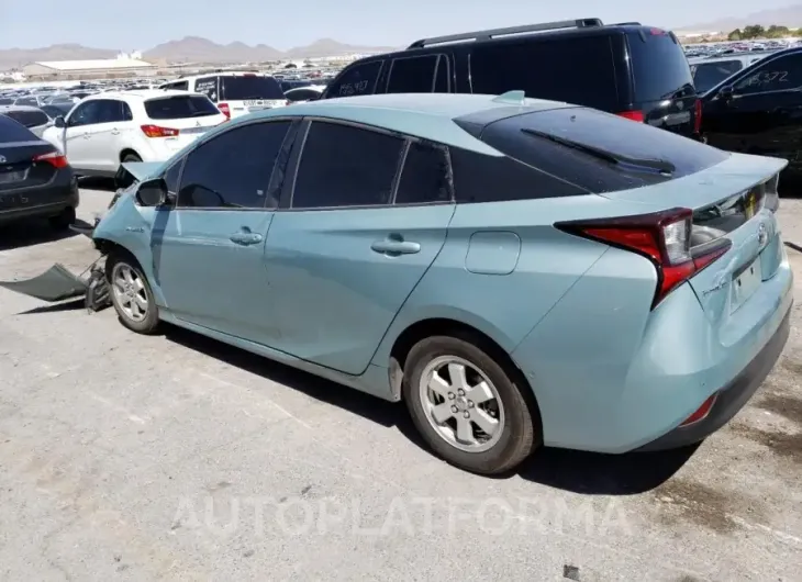 TOYOTA PRIUS 2019 vin JTDL9RFU2K3009026 from auto auction Copart