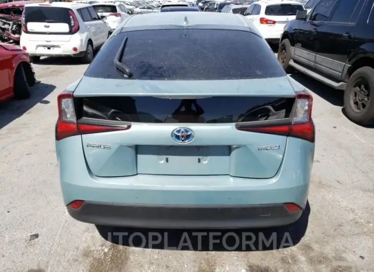 TOYOTA PRIUS 2019 vin JTDL9RFU2K3009026 from auto auction Copart