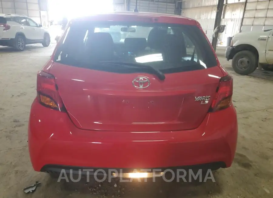 TOYOTA YARIS 2015 vin VNKKTUD36FA018105 from auto auction Copart