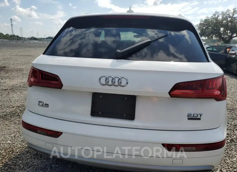 AUDI Q5 PREMIUM 2018 vin WA1ANAFY6J2091980 from auto auction Copart