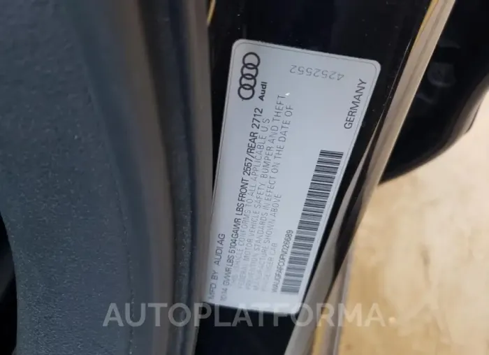 AUDI A6 PREMIUM 2015 vin WAUGFAFC0FN026689 from auto auction Copart