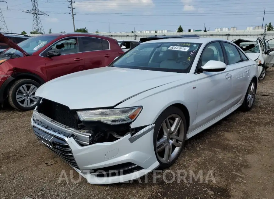 AUDI A6 PREMIUM 2016 vin WAUGFAFC9GN022352 from auto auction Copart