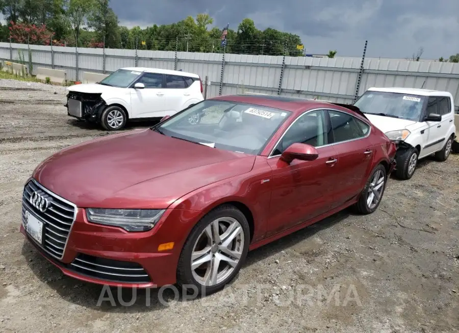 AUDI A7 PREMIUM 2017 vin WAUW2BFC1HN100914 from auto auction Copart