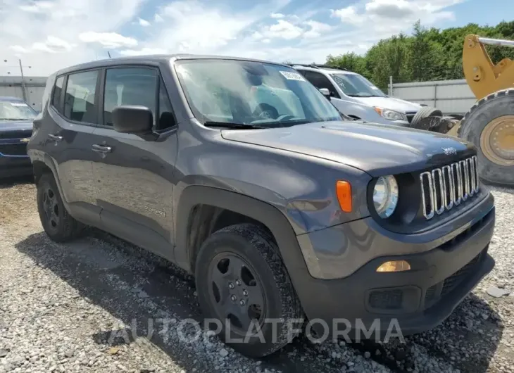 JEEP RENEGADE S 2017 vin ZACCJBAB4HPF84687 from auto auction Copart