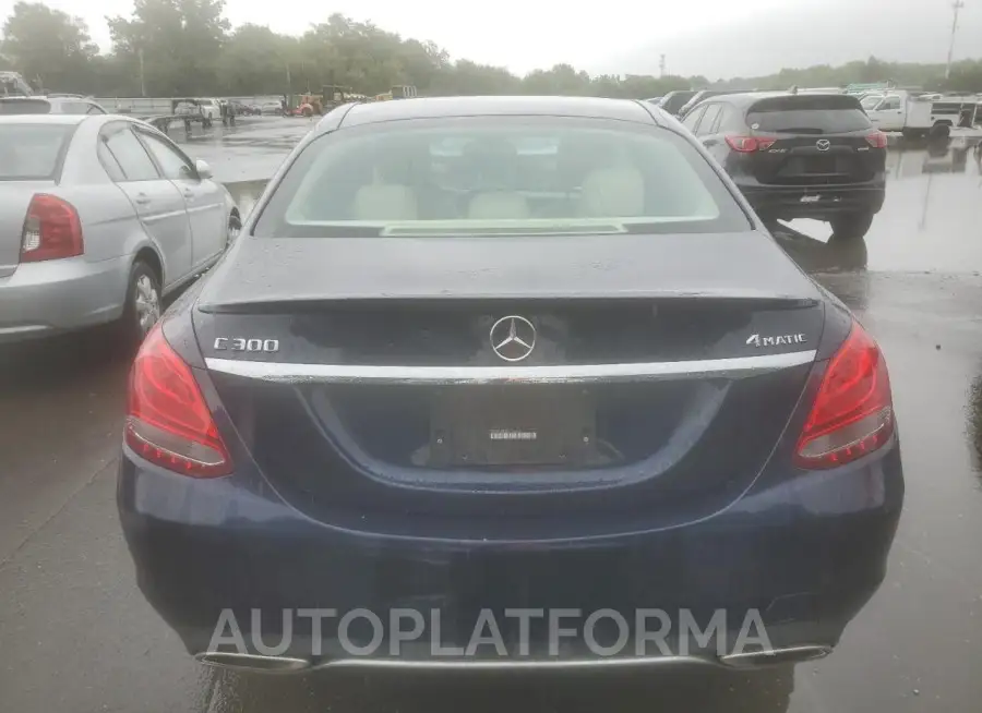 MERCEDES-BENZ C 300 4MAT 2016 vin 55SWF4KB0GU104612 from auto auction Copart