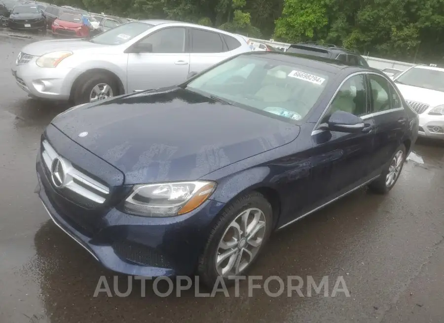 MERCEDES-BENZ C 300 4MAT 2016 vin 55SWF4KB0GU104612 from auto auction Copart