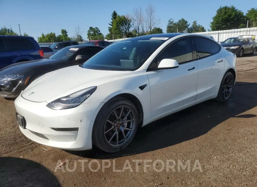 TESLA MODEL 3 2021 vin 5YJ3E1EA5MF856990 from auto auction Copart