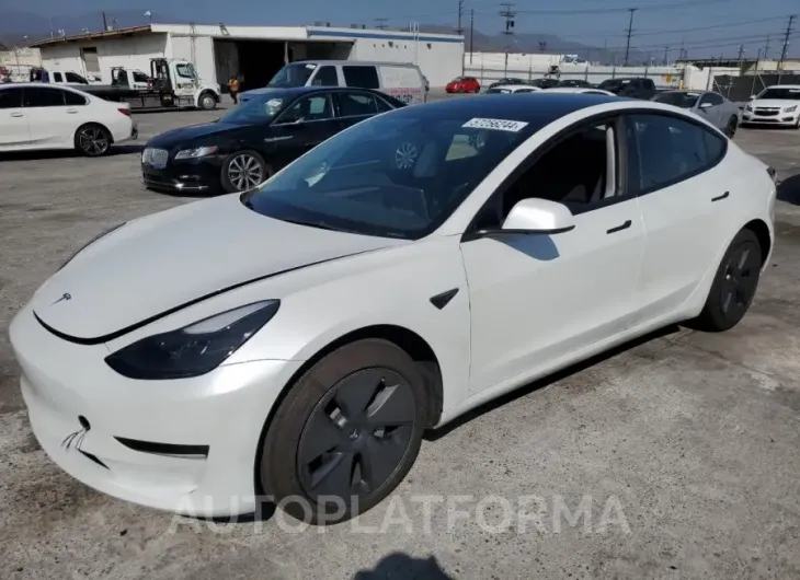 TESLA MODEL 3 2023 vin 5YJ3E1EA5PF406051 from auto auction Copart