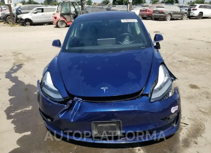 TESLA MODEL 3 2018 vin 5YJ3E1EB7JF091902 from auto auction Copart