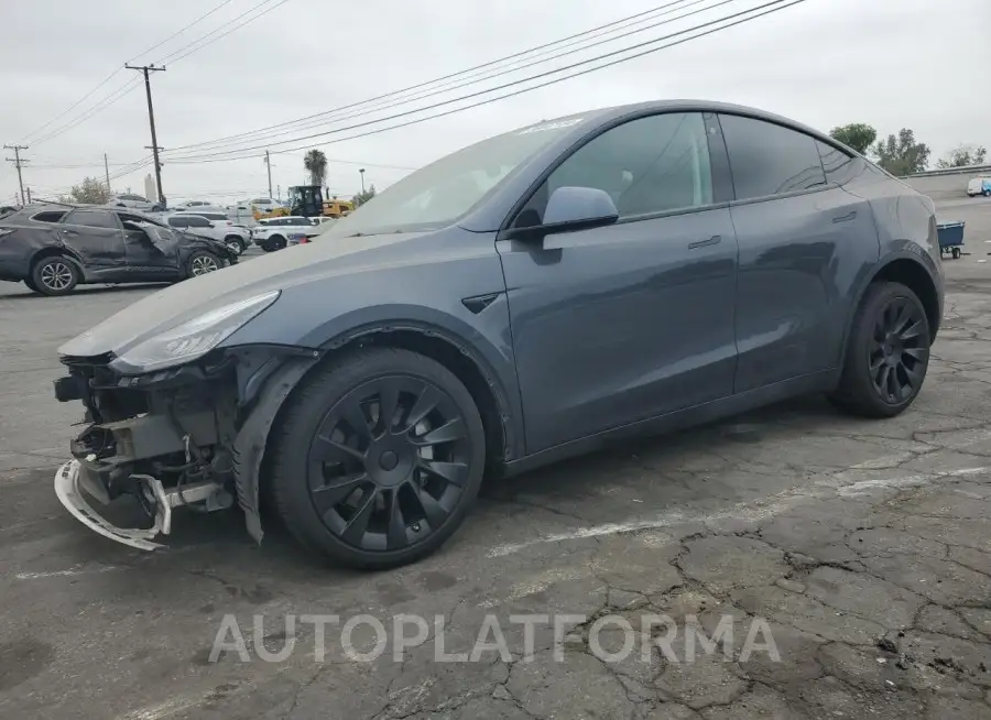 TESLA MODEL Y 2021 vin 5YJYGDEE7MF091074 from auto auction Copart