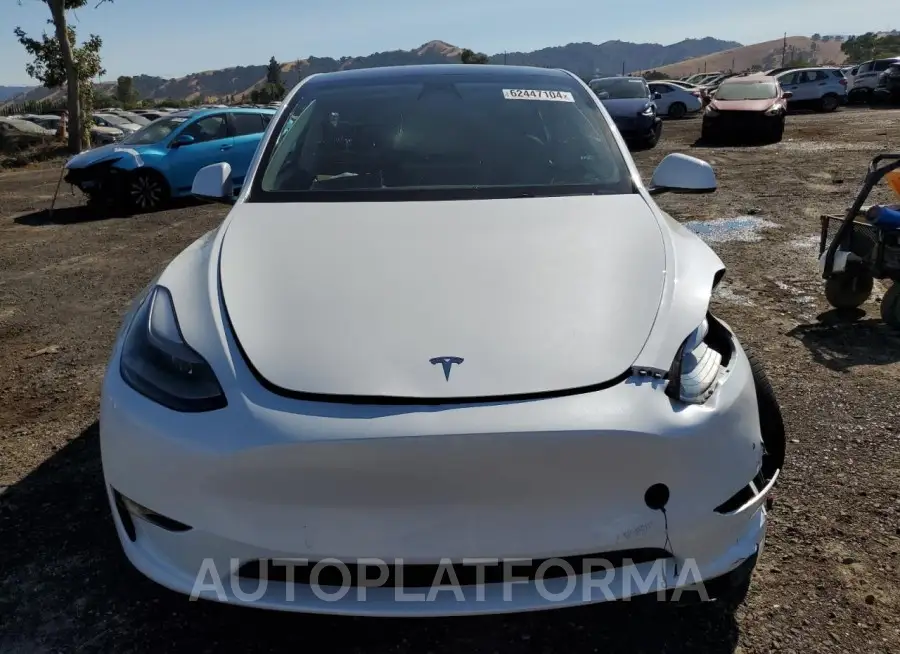 TESLA MODEL Y 2021 vin 5YJYGDEF7MF240155 from auto auction Copart