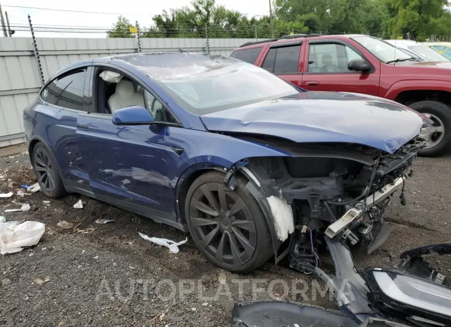 TESLA MODEL X 2022 vin 7SAXCBE6XNF331789 from auto auction Copart