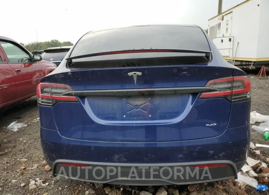 TESLA MODEL X 2022 vin 7SAXCBE6XNF331789 from auto auction Copart