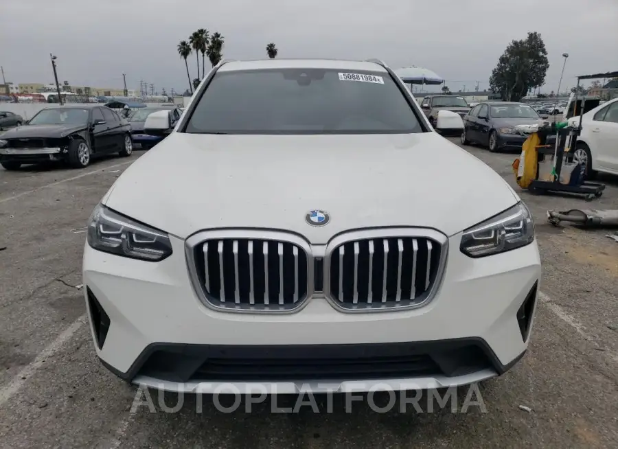 BMW X3 SDRIVE3 2022 vin 5UX43DP05N9K92428 from auto auction Copart