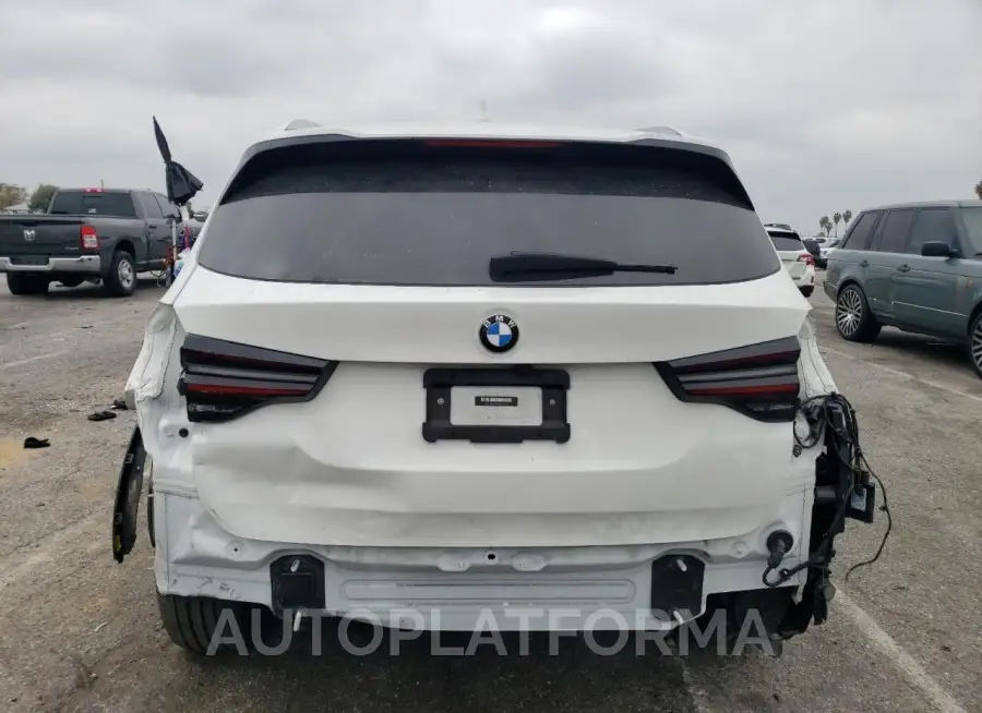 BMW X3 SDRIVE3 2022 vin 5UX43DP05N9K92428 from auto auction Copart