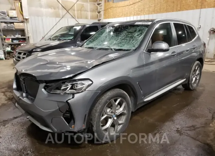 BMW X3 XDRIVE3 2024 vin 5UX53DP02R9U46782 from auto auction Copart