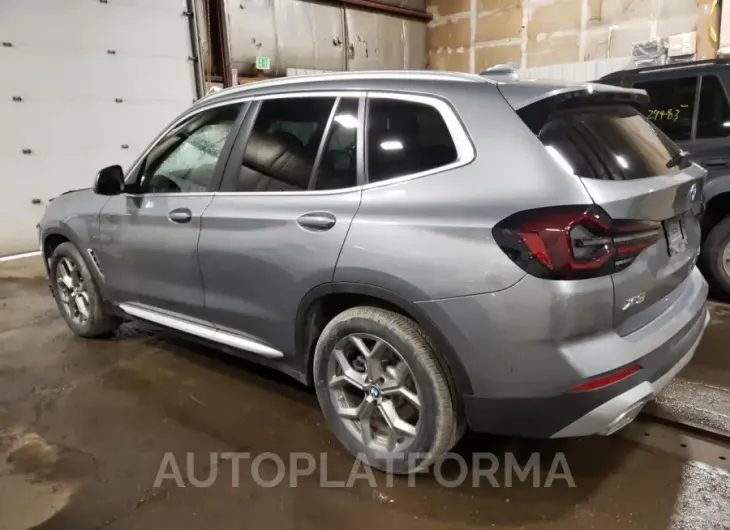 BMW X3 XDRIVE3 2024 vin 5UX53DP02R9U46782 from auto auction Copart