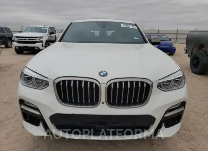 BMW X4 M40I 2019 vin 5UXUJ5C56K9A32888 from auto auction Copart