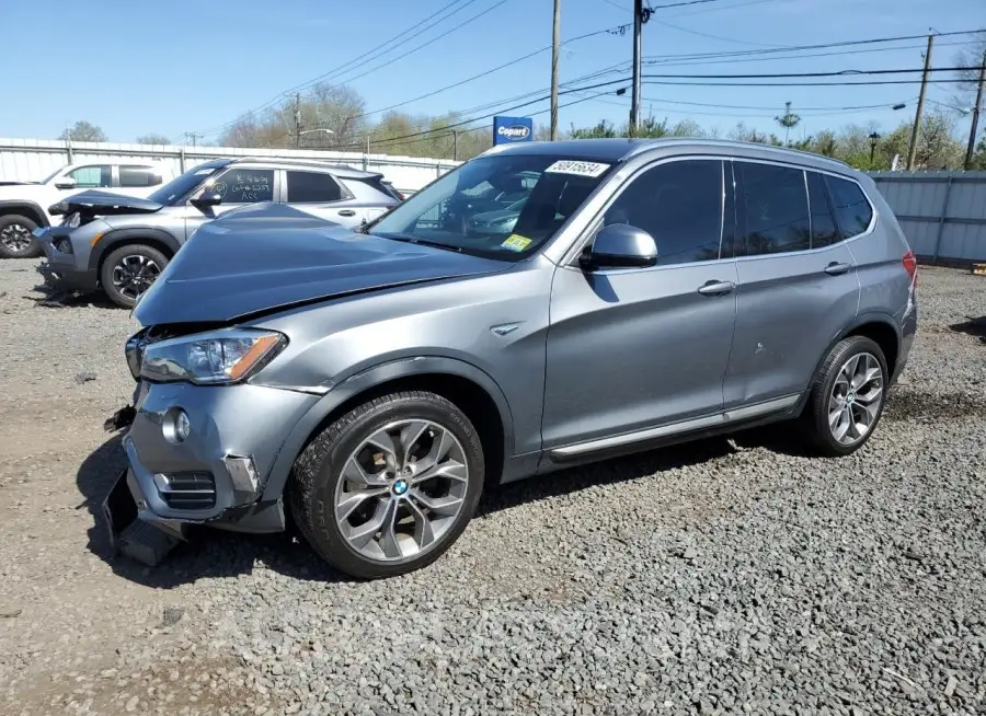 BMW X3 XDRIVE2 2017 vin 5UXWX9C58H0T15544 from auto auction Copart