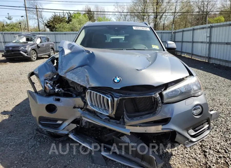 BMW X3 XDRIVE2 2017 vin 5UXWX9C58H0T15544 from auto auction Copart