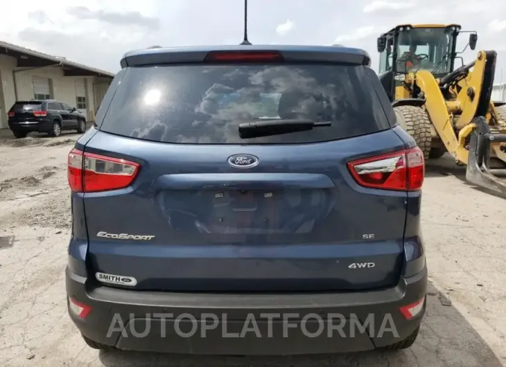 FORD ECOSPORT S 2022 vin MAJ6S3GL1NC460804 from auto auction Copart