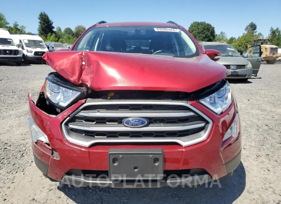 FORD ECOSPORT S 2022 vin MAJ6S3GL9NC465586 from auto auction Copart