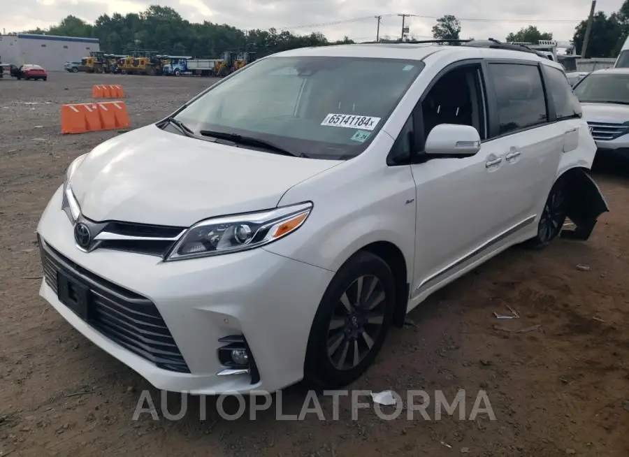 TOYOTA SIENNA XLE 2019 vin 5TDDZ3DC9KS209931 from auto auction Copart