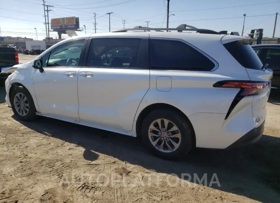 TOYOTA SIENNA XLE 2022 vin 5TDJRKEC1NS087064 from auto auction Copart