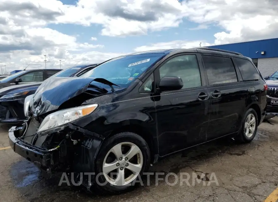 TOYOTA SIENNA LE 2017 vin 5TDKZ3DC3HS832624 from auto auction Copart