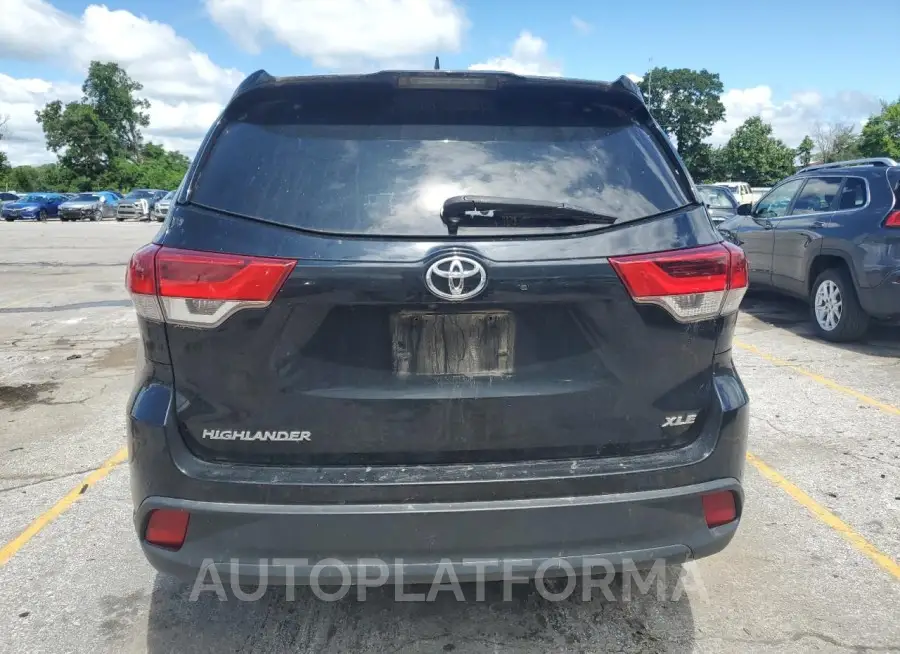 TOYOTA HIGHLANDER 2018 vin 5TDKZRFH7JS548530 from auto auction Copart