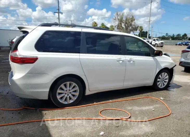 TOYOTA SIENNA XLE 2015 vin 5TDYK3DC8FS593230 from auto auction Copart