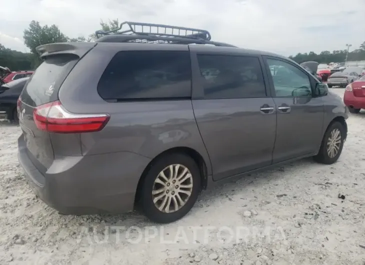 TOYOTA SIENNA XLE 2017 vin 5TDYZ3DC2HS812102 from auto auction Copart