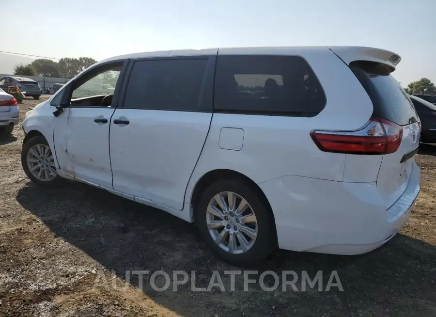 TOYOTA SIENNA 2016 vin 5TDZK3DC1GS751882 from auto auction Copart