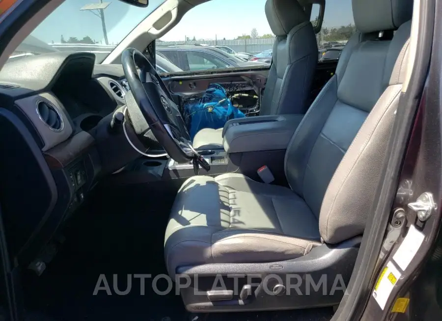 TOYOTA TUNDRA CRE 2021 vin 5TFHY5F10MX988645 from auto auction Copart