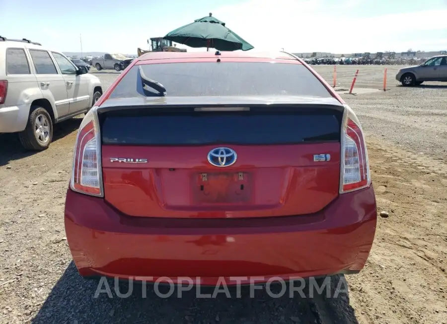 TOYOTA PRIUS 2015 vin JTDKN3DU3F1995658 from auto auction Copart